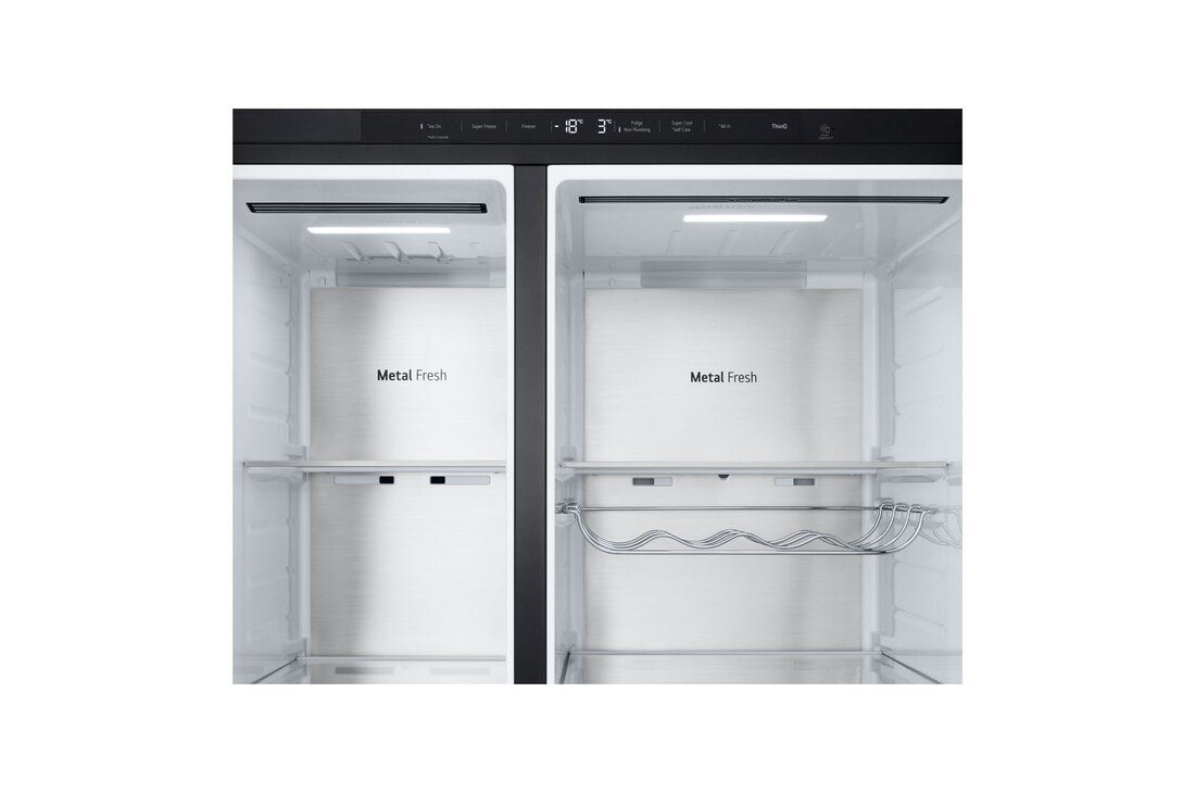 Dettaglio interno frigorifero GSLE91EVAB